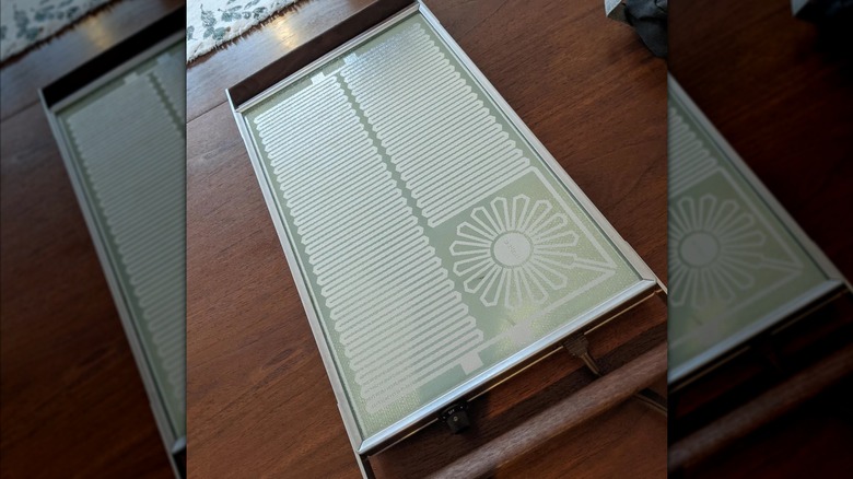 A vintage warming tray from the 70s.