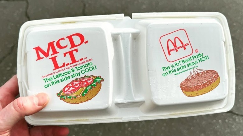 McDLT packaging