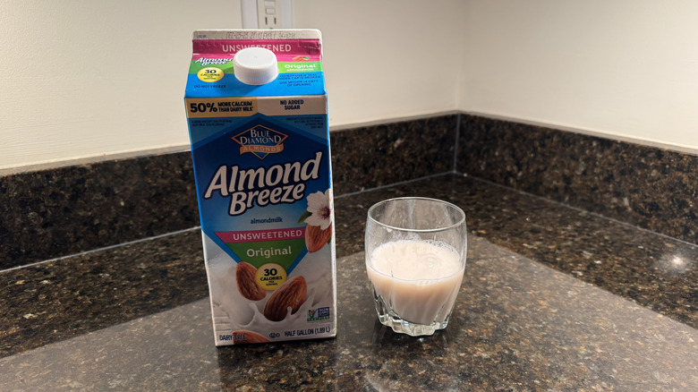 Almond Breeze unsweetened almond milk