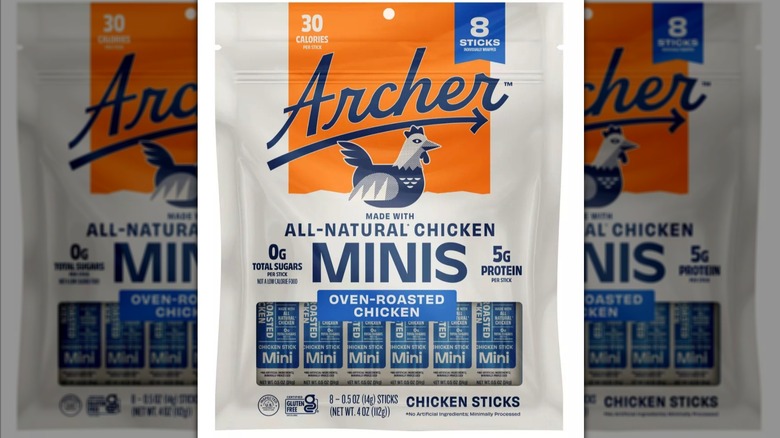 A package of Oven-Roasted Chicken Mini Sticks