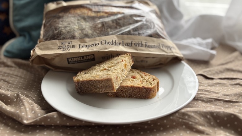 Costco jalapeño cheddar bread