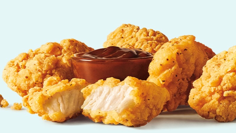 Sonic chicken bites served with sauce