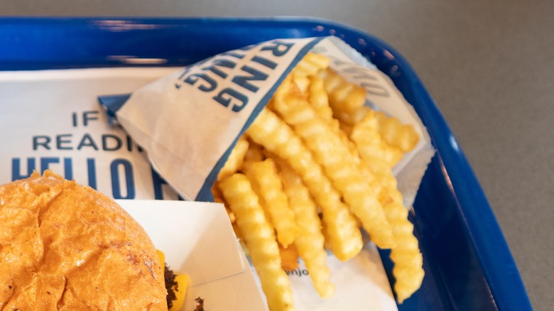 Culver's fries shown close-up