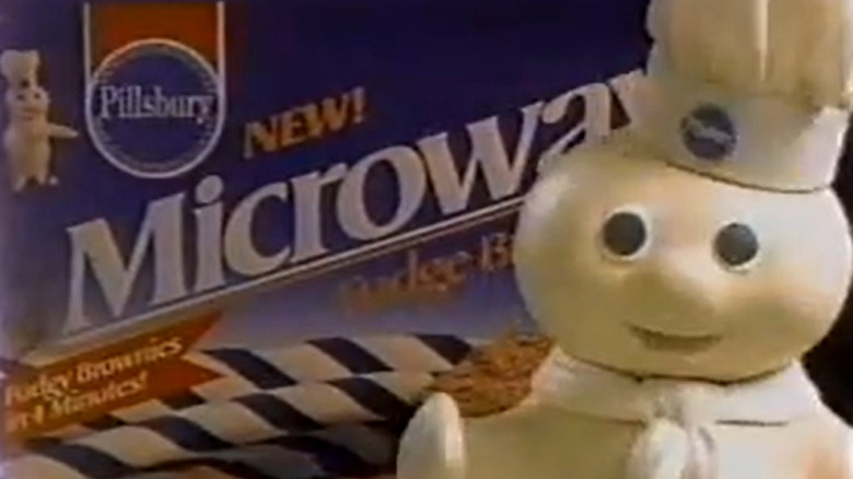 Microwave Fudge Brownies ad