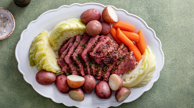 Corned beef and cabbage