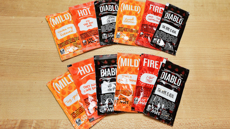Taco Bell sauces