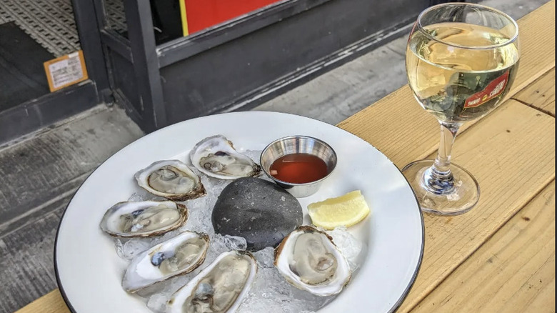 Oysters at Bad Luck Bar