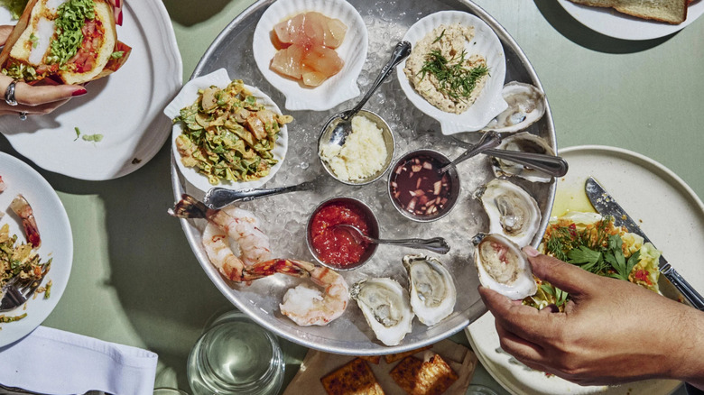 Strange Delight's Seafood tower