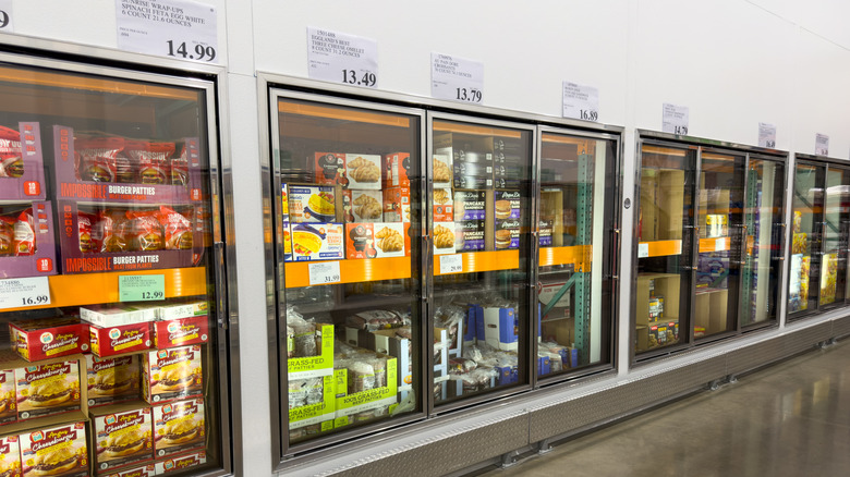 Costco freezer aisle