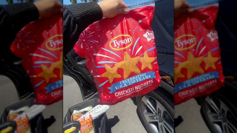 Bag of Tyson chicken nuggets