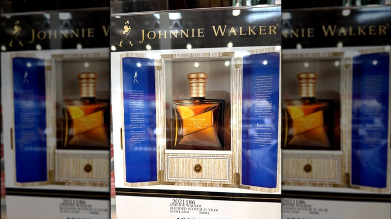 Bottle of Johnnie Walker Blended Scotch 52 Year