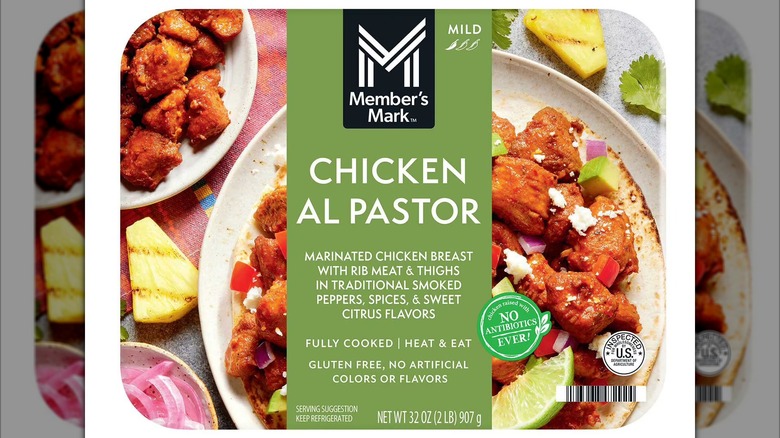 A package of Member's Mark Chicken Al Pastor