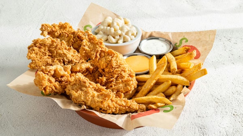 An order of Crispy Chicken Crispers at Chili's