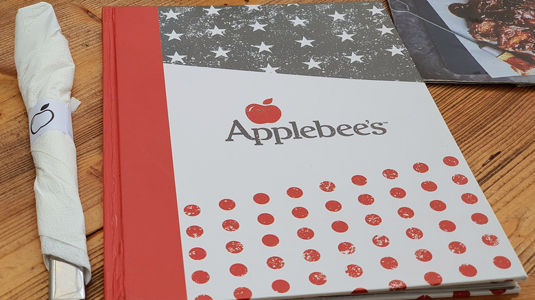 A burger and fries at Chili's