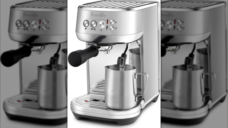 Breville espresso machine on white background