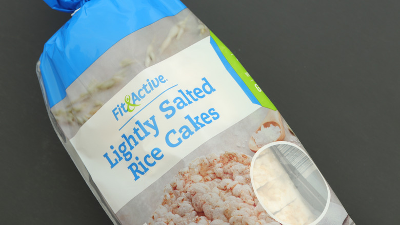 Aldi rice cakes in package