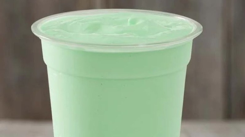 Close-up of Good Times Lime Milkshake