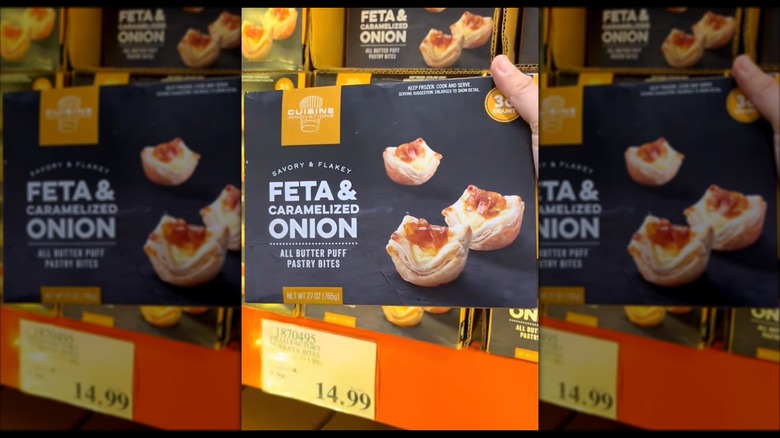 Feta and onion bites