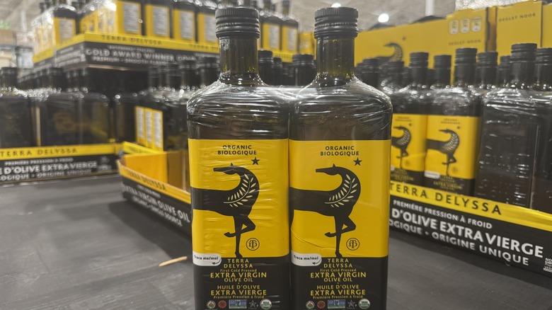 Two olive oils at Costco