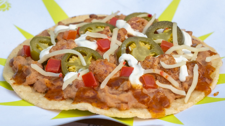 A Chicken Crunchtada from Del Taco