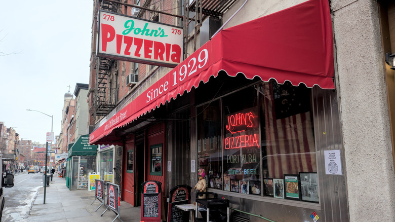John's of Bleecker entrance