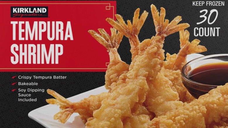 Box of Kirkland Signature Tempura Shrimp