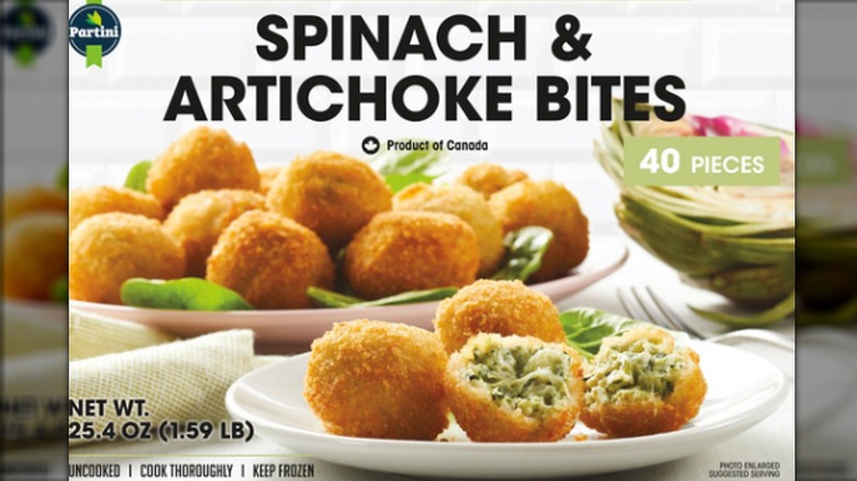 Box of Partini Spinach & Artichoke Bites