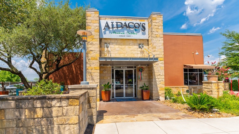 Exterior of Tex-Mex restaurant