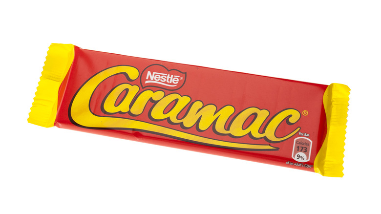 Caramac bar in wrapper