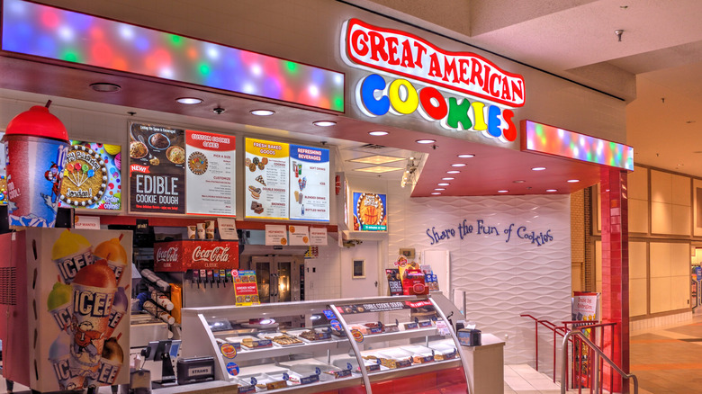 Great American Cookies location in a mall