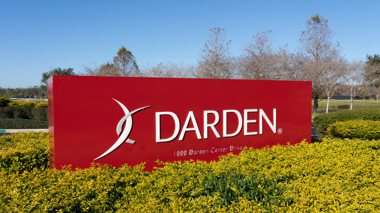 Sign outside of Darden Concepts in Orlando, FL