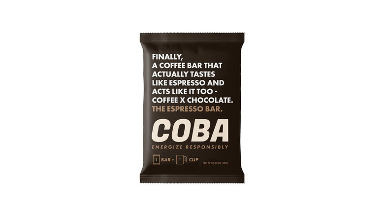 a coba espresso bar on a white background