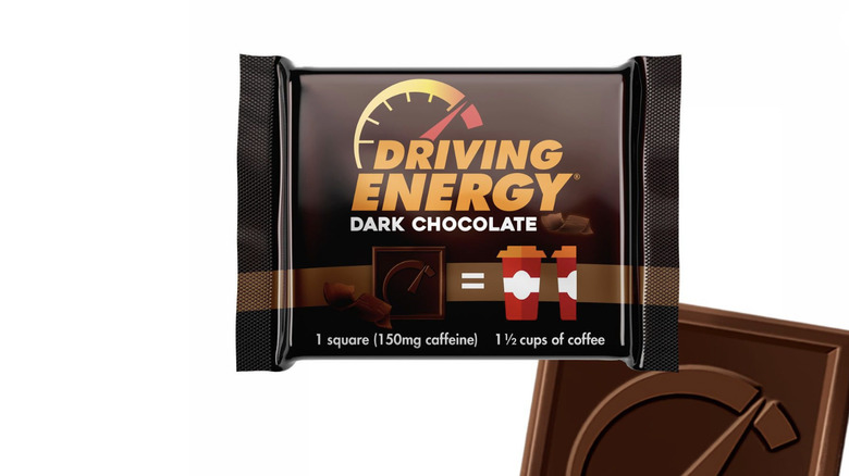 a ZenEvo driving energy square alongside an unwrapped piece on a white background