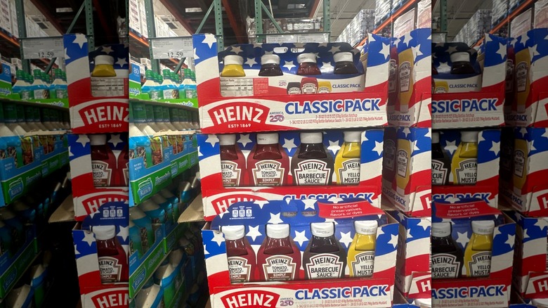 Shelf of Heinz Classic Packs