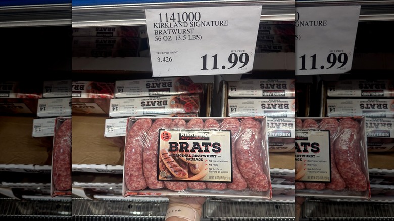 Package of Kirkland Signature Brats