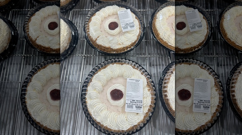 Kirkland Signature Strawberry Cream Pies in case