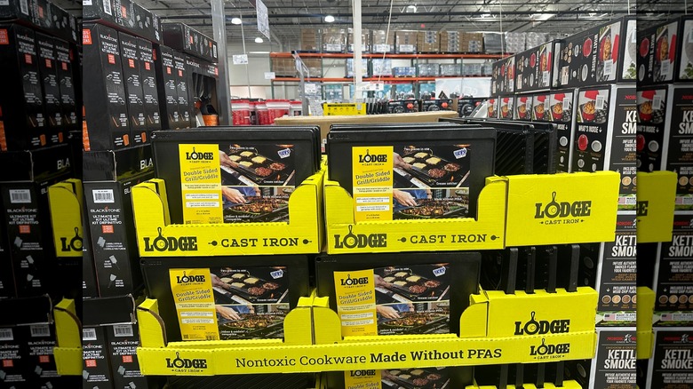 Packages of Lodge Double Sided grill/Griddle