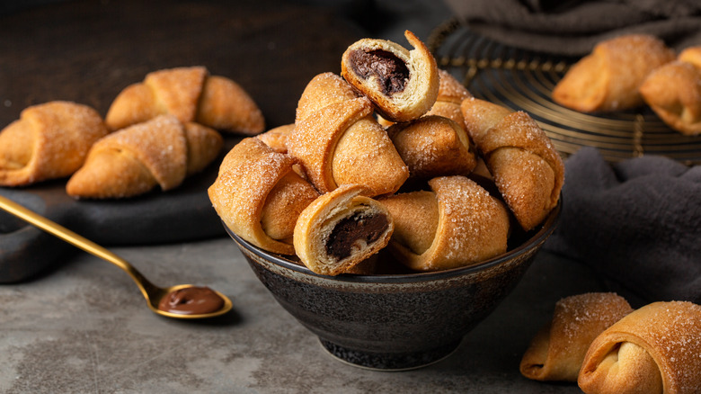 Bowl of homemade rugelach