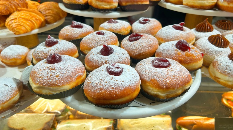 Platter of Sufganiyot