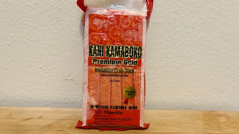 A package of Kani Kamaboko Premium Gold
