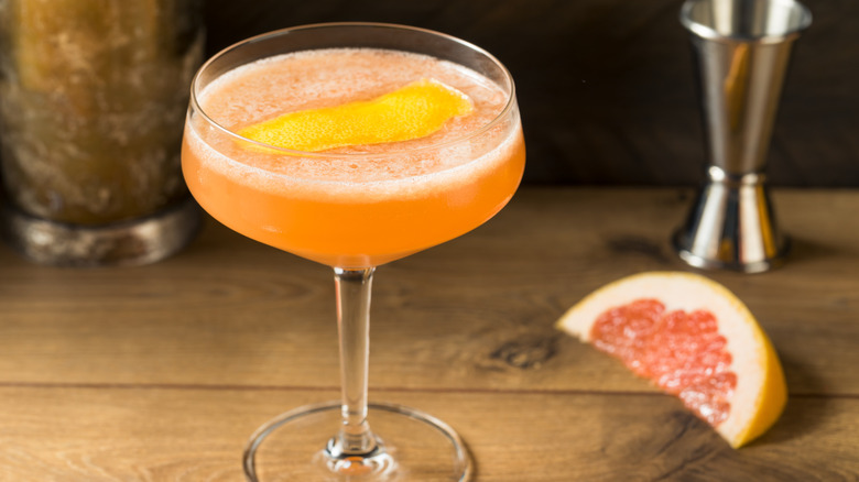 Brown Derby in coup glass