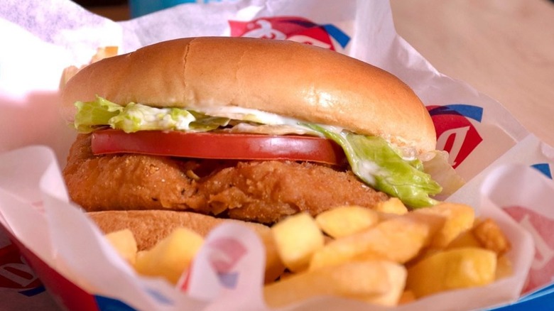 The Original Chicken Strip Sandwich from Dairy Queen