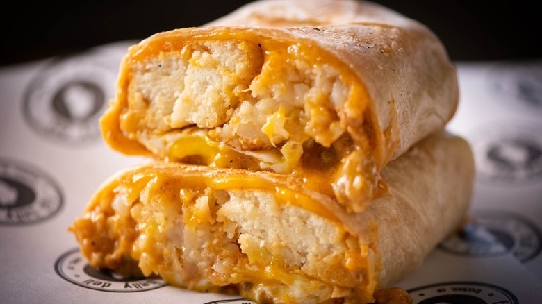 A Biscuits & Gravy Burrito at Full Belly Deli in Reno