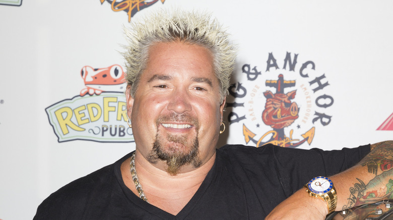 Guy Fieri at a media event