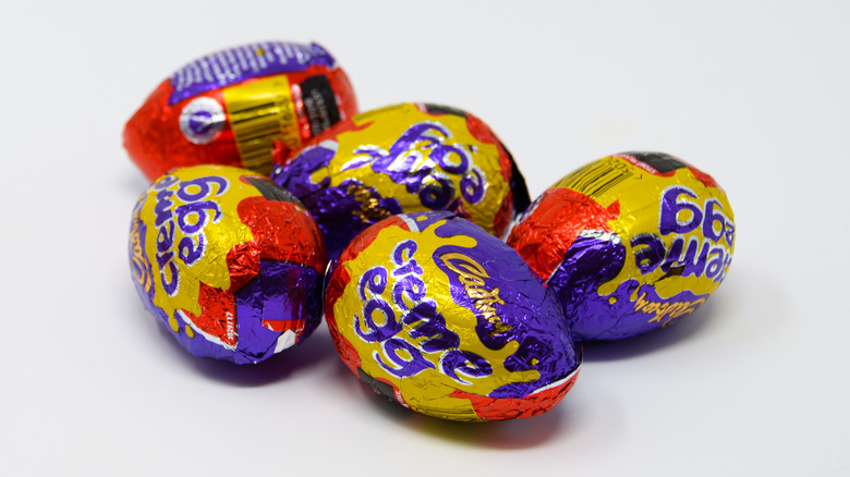 five creme eggs