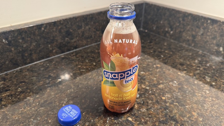 Half n' Half Lemonade Iced Tea on countertop