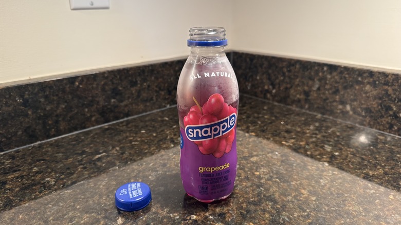 Grapeade in a bottle