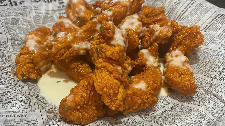 A basket of fried chicken from CM Chicken