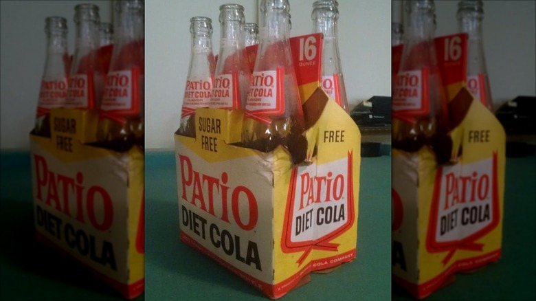 Vintage six-pack of Patio Diet Cola
