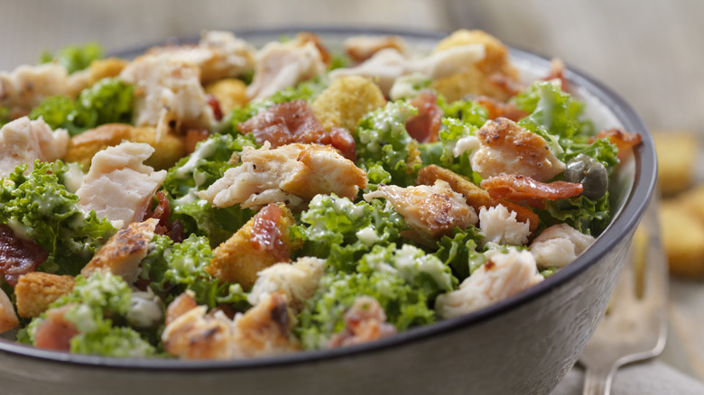 chicken bacon caesar salad